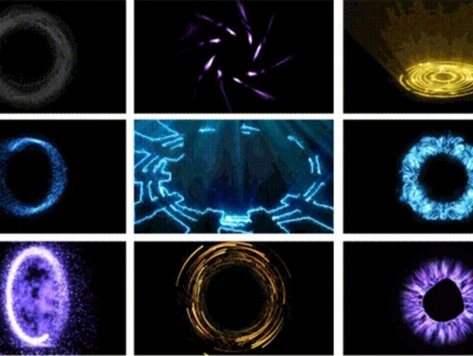 神话游戏法术仙术太极阵法魔法传送门特效合集！